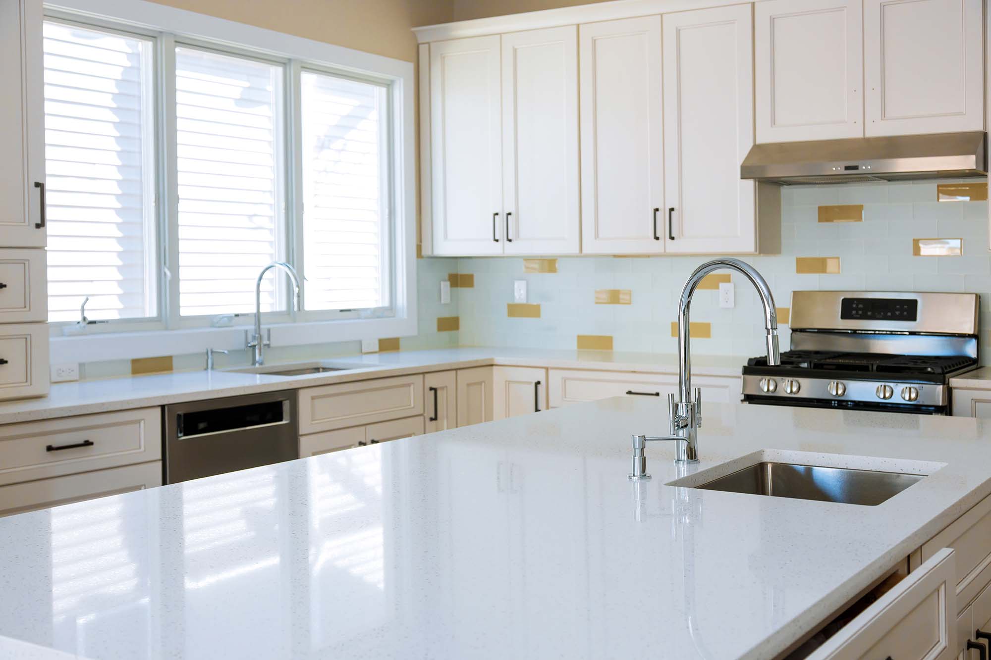 Kitchen plumbing and appliance install