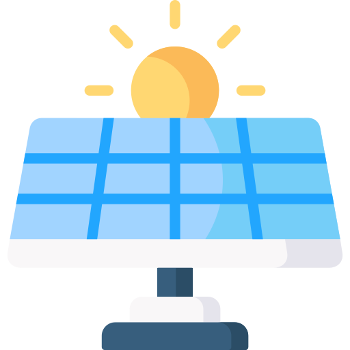 Solar panel icon